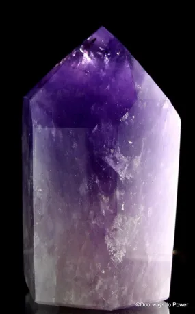 3.75" John of God Amethyst Quartz Dow Healing Crystal CAA-3