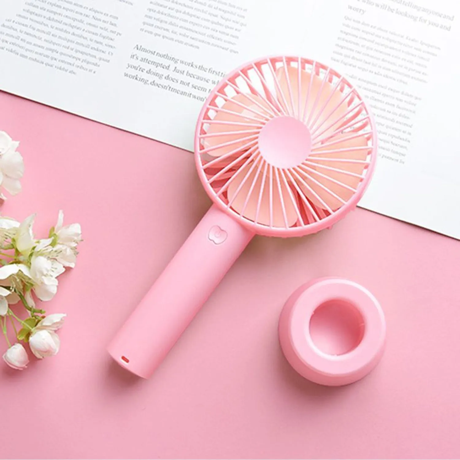 4787 Portable Handheld Fan used in summers in all kinds of places including household and offices etc.(Battery Not Include)