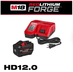 48-59-1300 Milwaukee M18 REDLITHIUM FORGE HD 12.0 Starter Kit