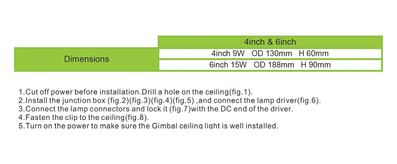 4" LED RETROFIT GIMBAL - E26 SOCKET