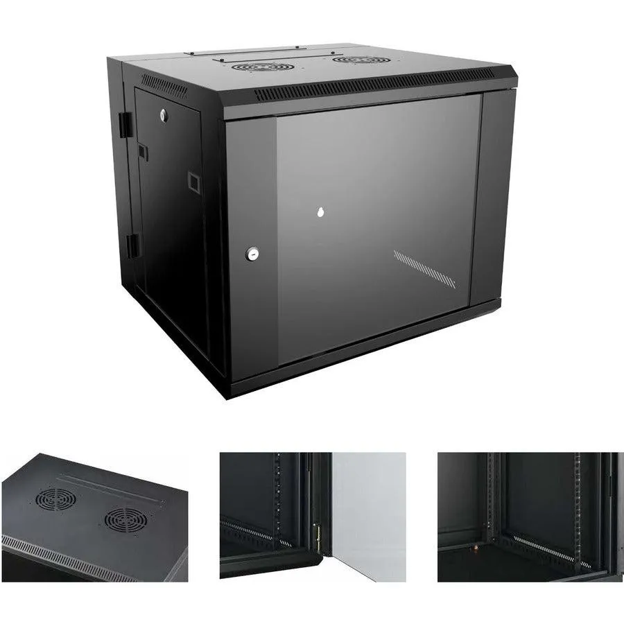 4XEM 6U Wall Mount Server Rack Cabinet 24 Inches Deep