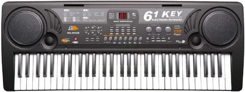 61 Keys Electronic USB MP3 Music Keyboard Piano Organ Records w/ Mic & Adaptor