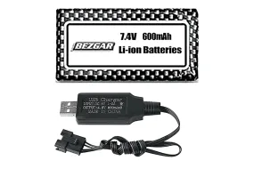 7.4V 600mAh Battery with USB Charging Cable for HM202