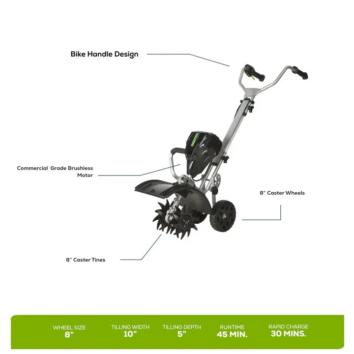 82V 10” Tiller/Cultivator Tool-Only (GTL 100)