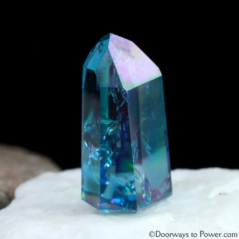 Aqua Aura Master Initiation Channeling Crystal Point