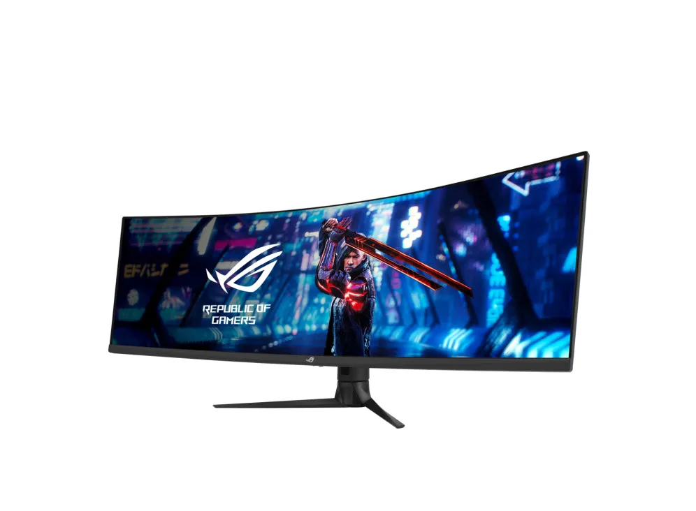 Asus Curved Gaming-Monitor Rog Strix Xg49wcr - 124.5 Cm (49") - 5120 X 1440 Wqhd