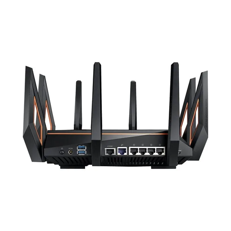 ASUS ROG Rapture (GT-AX11000) Tri-band WiFi 6 Gaming Router - 5GHz (4804Mbps) / USB 3.1 / Gigabit WAN / Gigabit LAN