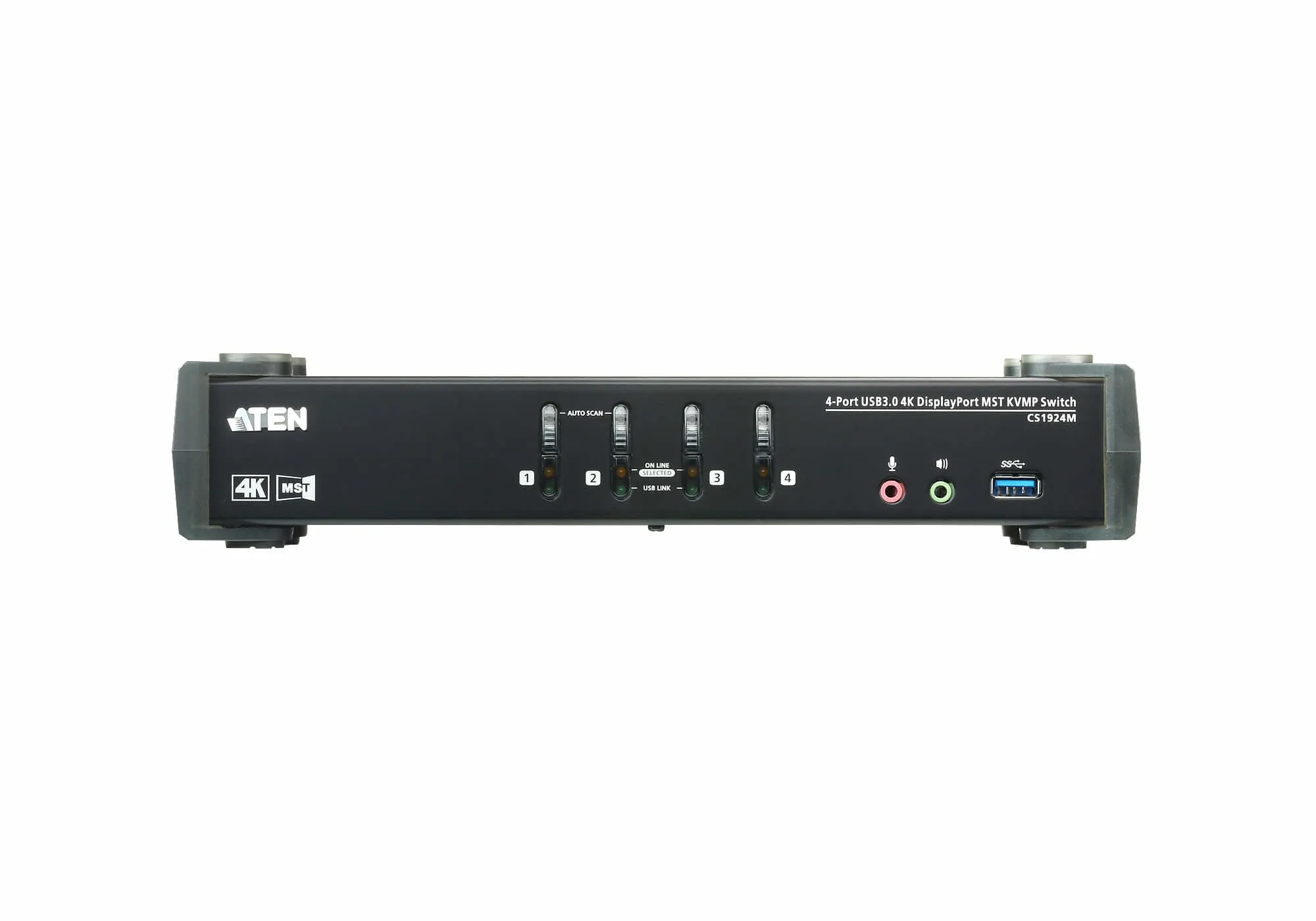 Aten Cs1924m Kvmp Switch - Kvm / Audio / Usb Switch - 4 Ports