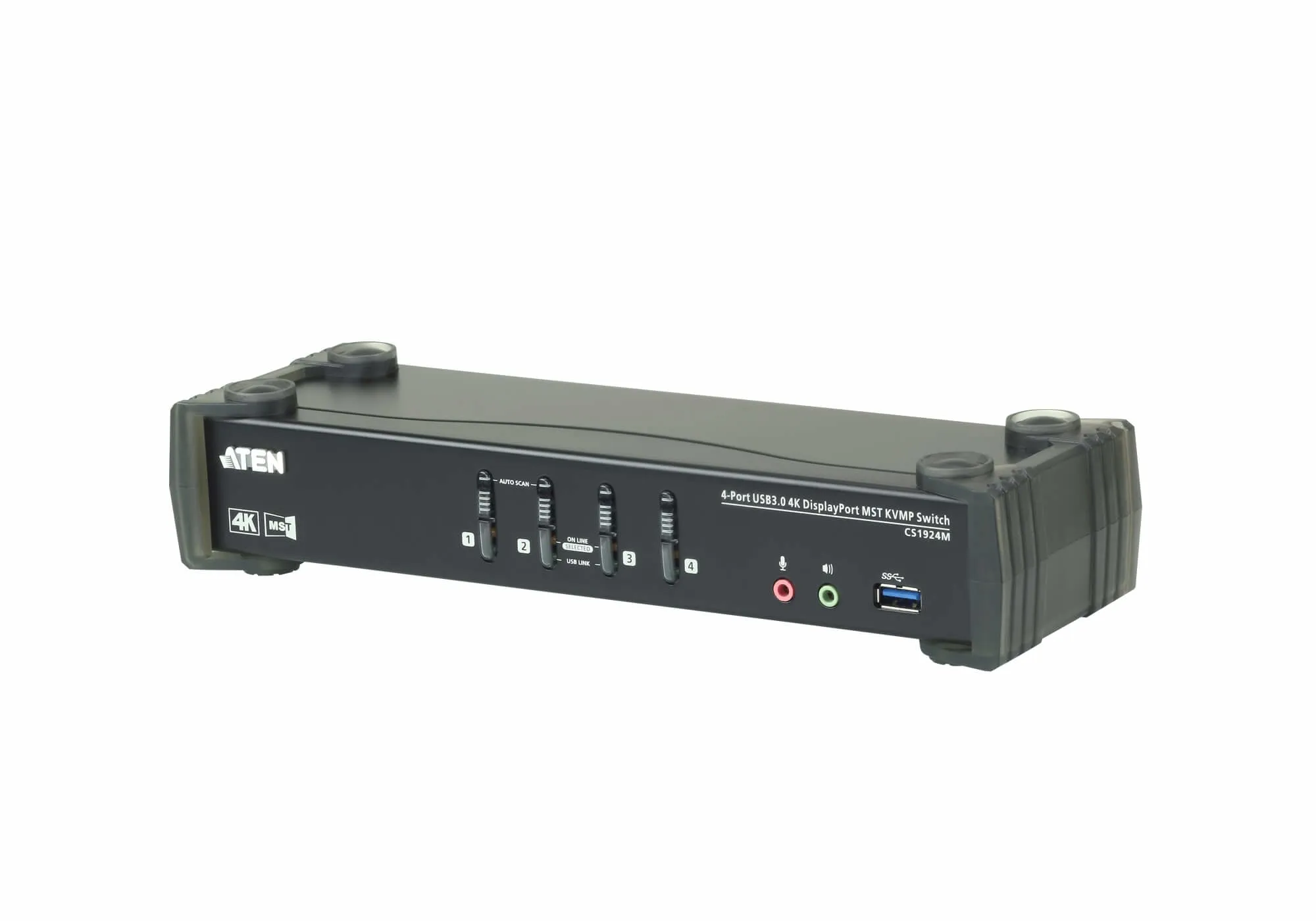 Aten Cs1924m Kvmp Switch - Kvm / Audio / Usb Switch - 4 Ports