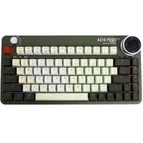 AZIO FOQO Mechanical TKL Keyboard Pro Wireless Hot-Swappable RGB Olive Green Light