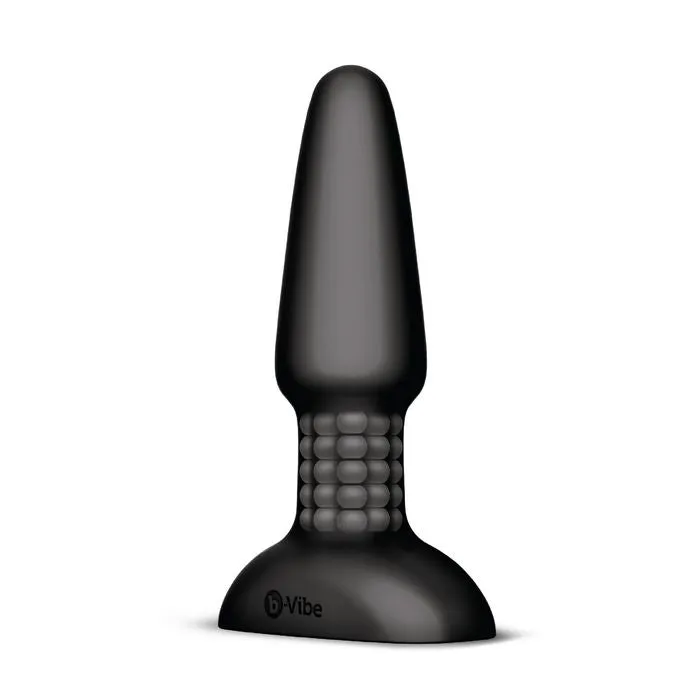 B Vibrator Rimming Plug Black