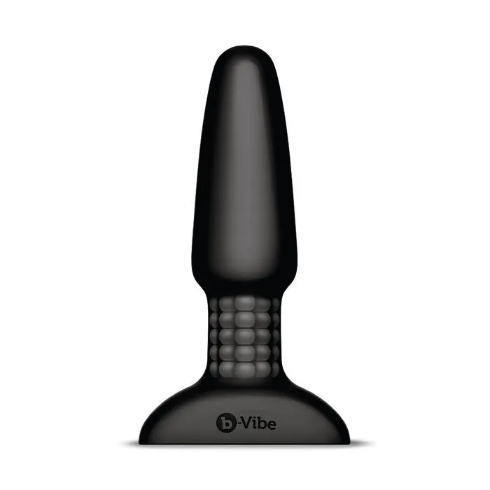 B Vibrator Rimming Plug Black