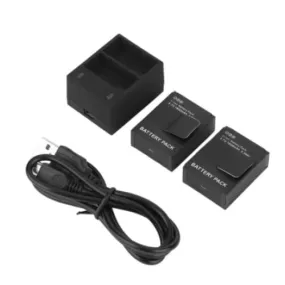 Battery Combo Kit, Dual Charger with 2 spare batteries for GoPro Hero 3 /3