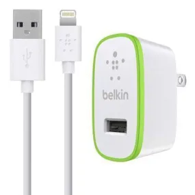 Belkin Components S Micro Ac Charger,5v,2.1aw-4 Ltg Cbl,w