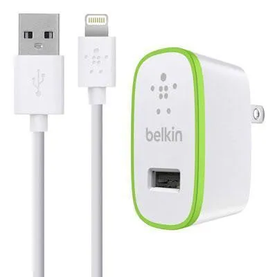 Belkin Components S Micro Ac Charger,5v,2.1aw-4 Ltg Cbl,w