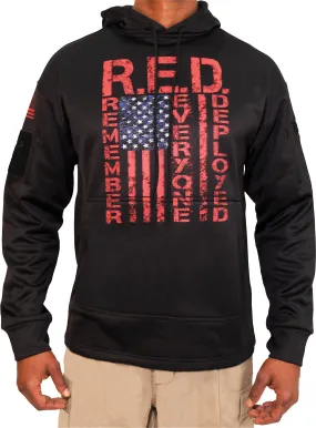 Black Concealed Carry R.E.D. (Remember Everyone Deployed) Hoodie