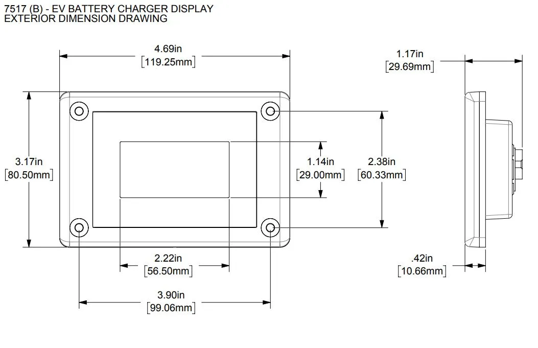 Blue Sea OLED Remote For P12 Battery Chargers