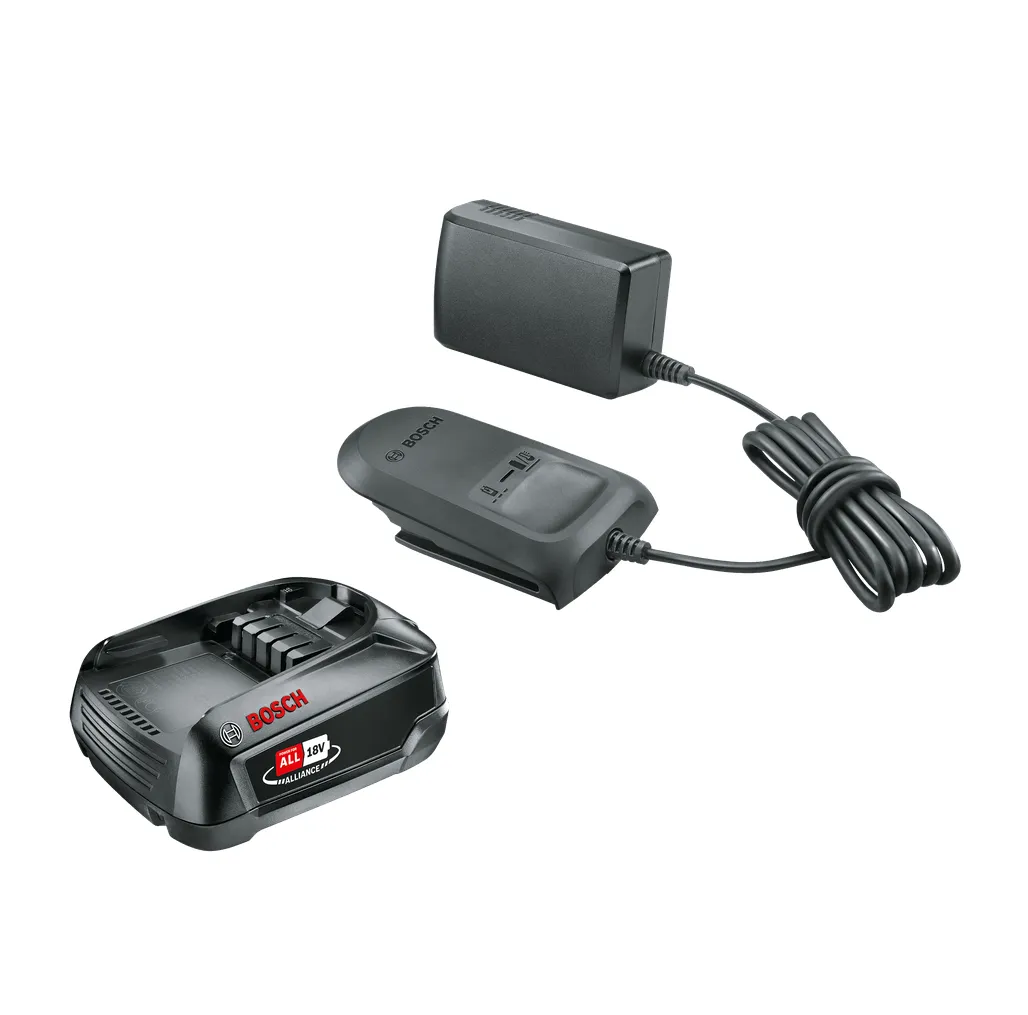 Bosch DIY | StarterSet 18V Alliance 2,5Ah Charger & 1 Battery 1x 2,5Ah