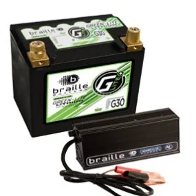 Braille Lithium 12 Volt Battery Green Lite w/Charger