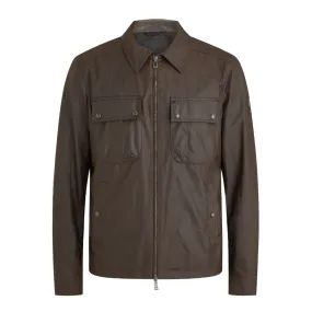 Burnt Oak Tour Waxed Cotton Overshirt