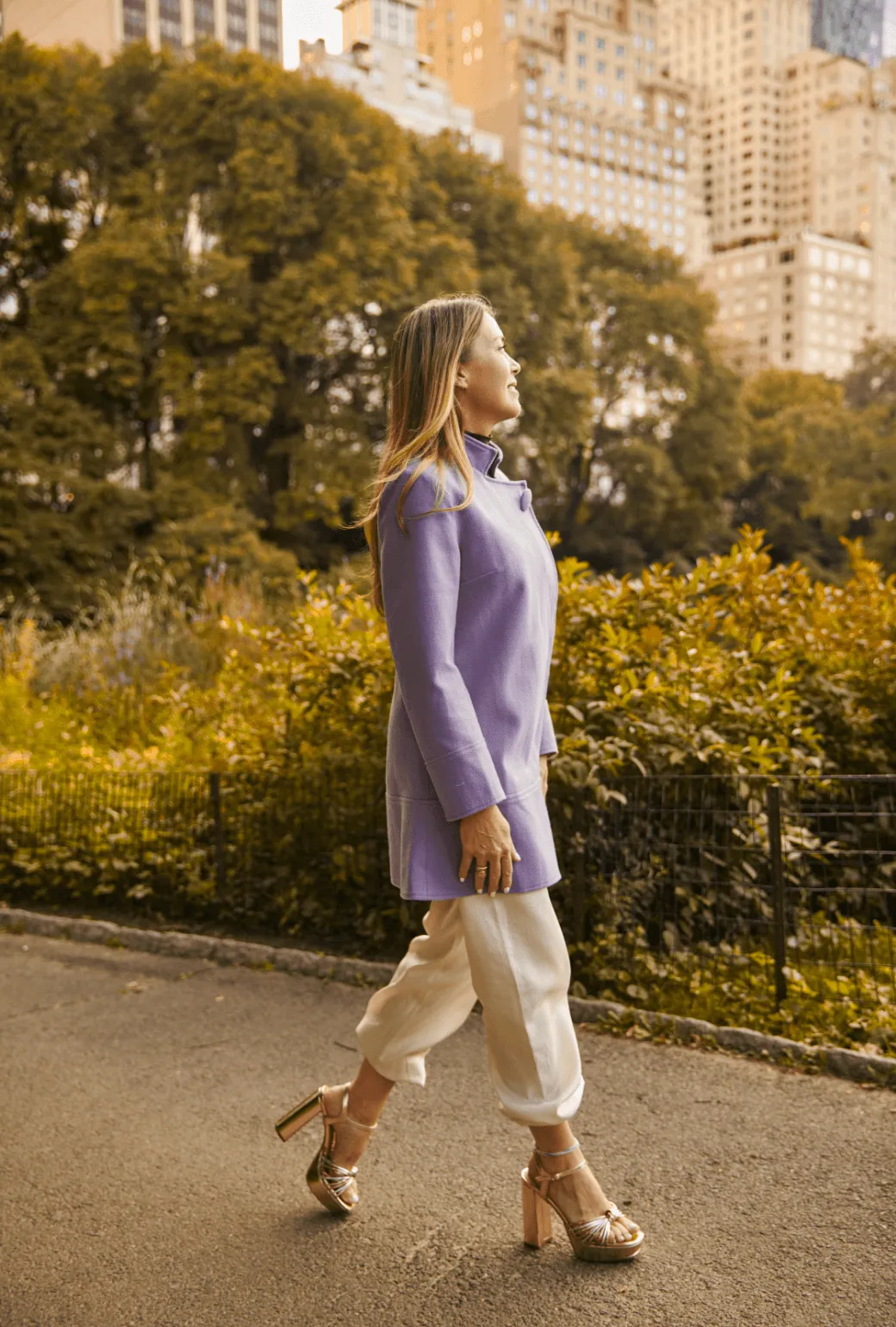 Buru x Tori Mellott Mod Coat - Brushed Lilac