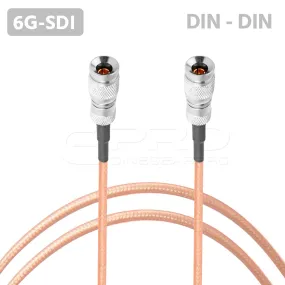 CGPro Ultra Thin 1.0/2.3 DIN to DIN HD-SDI 6G-SDI Cable