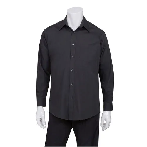 Chef Works D150BLK3XL Dress Shirt