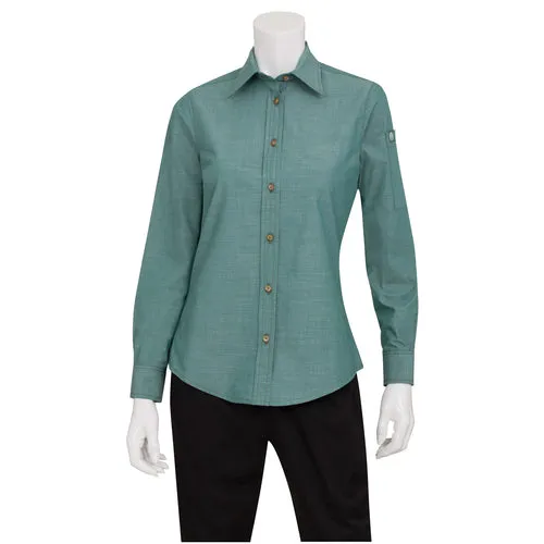 Chef Works SLWCH002GRMXS Dress Shirt