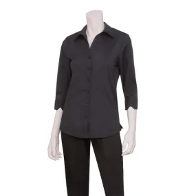 Chef Works WA34BLK3XL Dress Shirt