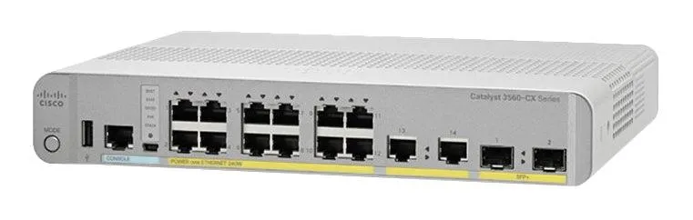 Cisco Catalyst 3560-CX Managed L2/L3 Gigabit Ethernet (10/100/1000) Power over Ethernet (PoE) 1U White