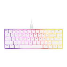 Corsair K65 RGB MINI 60% Mechanical Gaming Keyboard — CHERRY MX SPEED — White