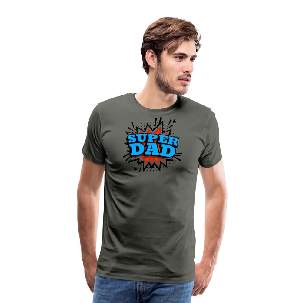 Dad Force One: Soaring in 'Super Dad' Style Men's Premium T-Shirt