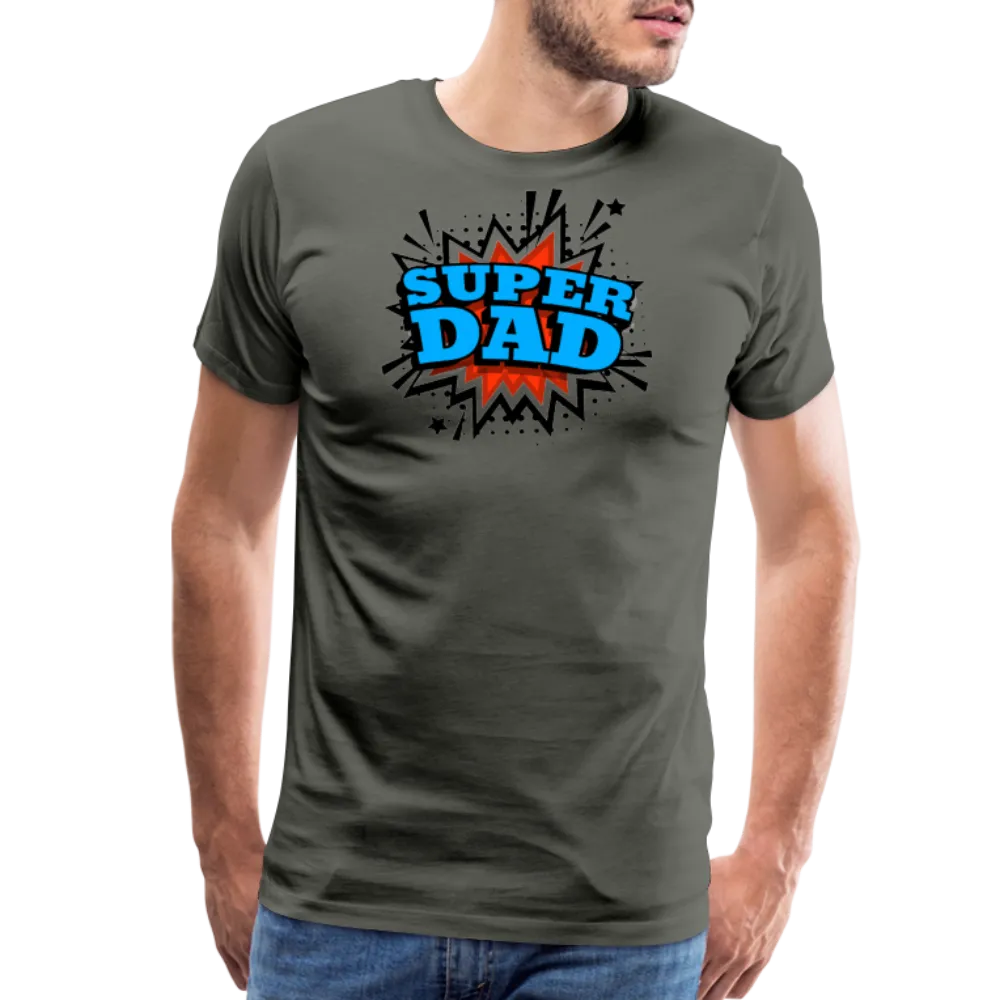 Dad Force One: Soaring in 'Super Dad' Style Men's Premium T-Shirt