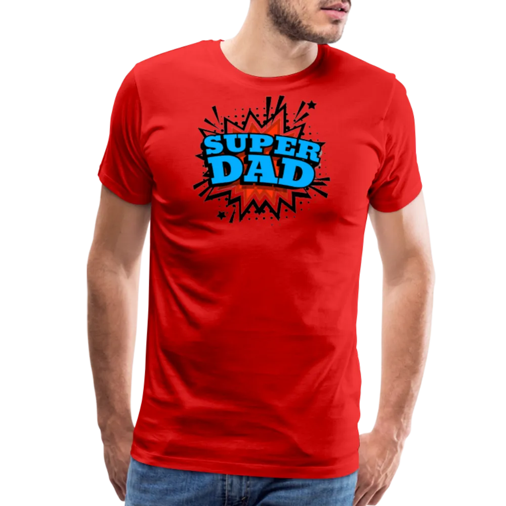 Dad Force One: Soaring in 'Super Dad' Style Men's Premium T-Shirt