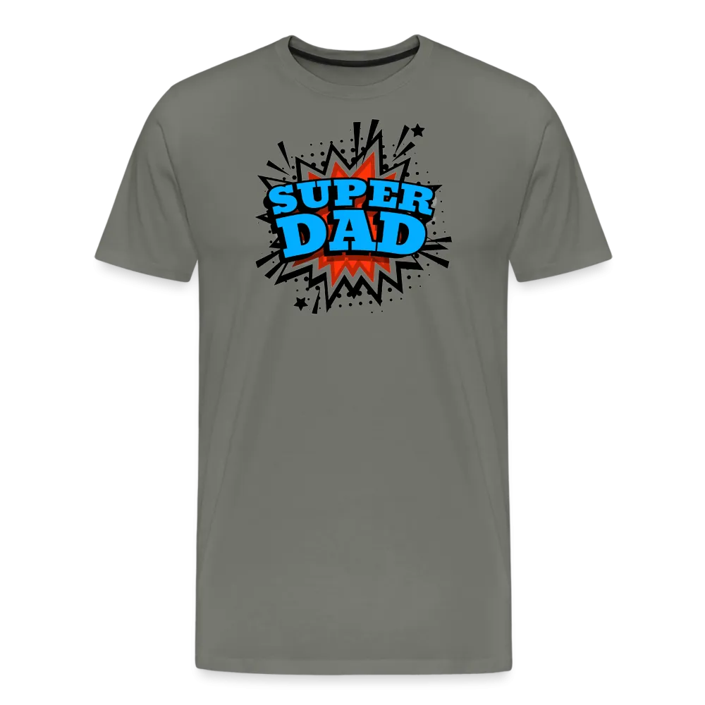 Dad Force One: Soaring in 'Super Dad' Style Men's Premium T-Shirt