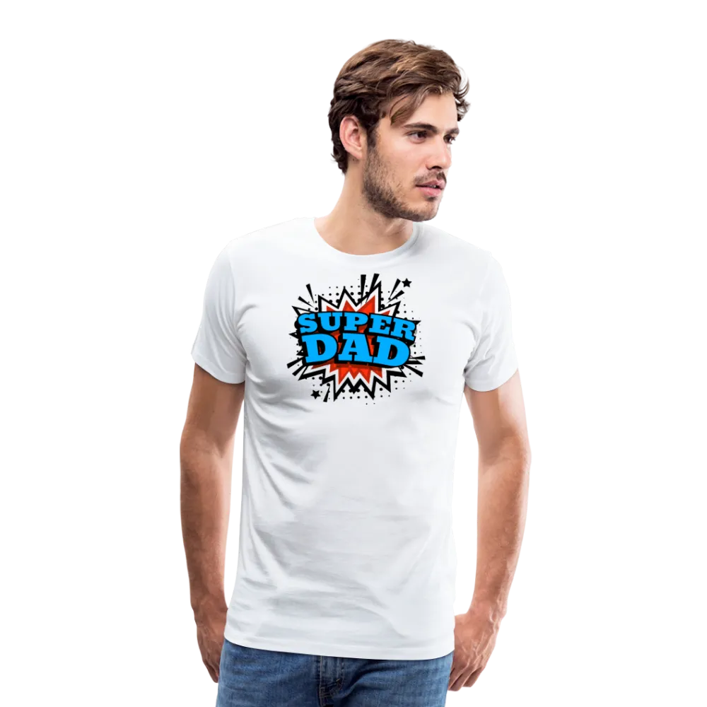 Dad Force One: Soaring in 'Super Dad' Style Men's Premium T-Shirt