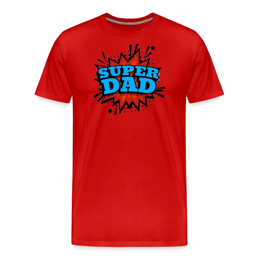 Dad Force One: Soaring in 'Super Dad' Style Men's Premium T-Shirt