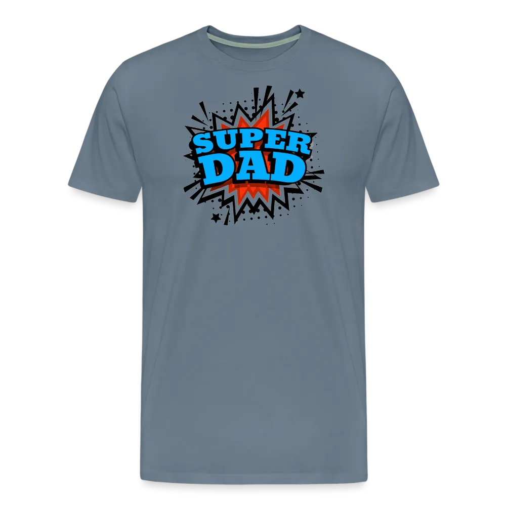 Dad Force One: Soaring in 'Super Dad' Style Men's Premium T-Shirt