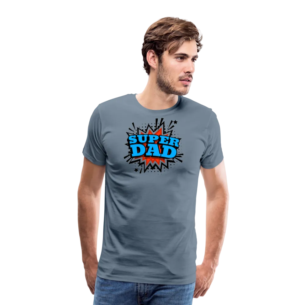 Dad Force One: Soaring in 'Super Dad' Style Men's Premium T-Shirt