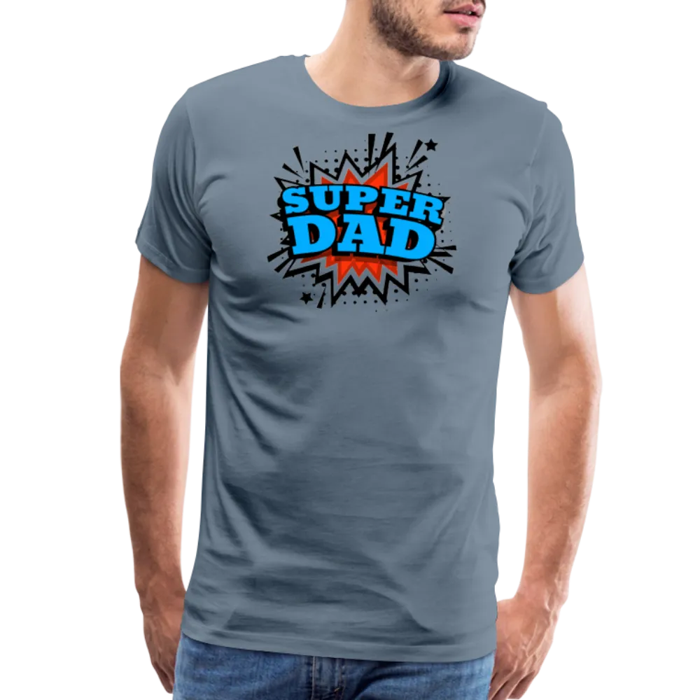 Dad Force One: Soaring in 'Super Dad' Style Men's Premium T-Shirt