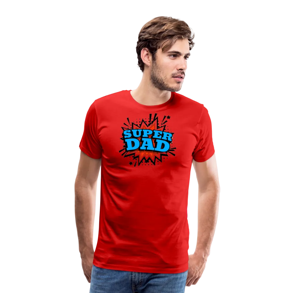 Dad Force One: Soaring in 'Super Dad' Style Men's Premium T-Shirt