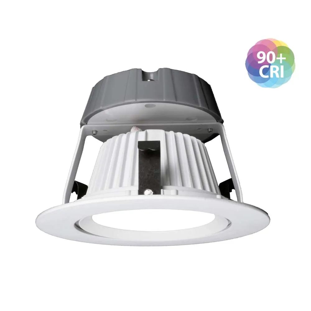 DCG Series 4 in. White Gimbal LED Recessed Downlight, 2700K