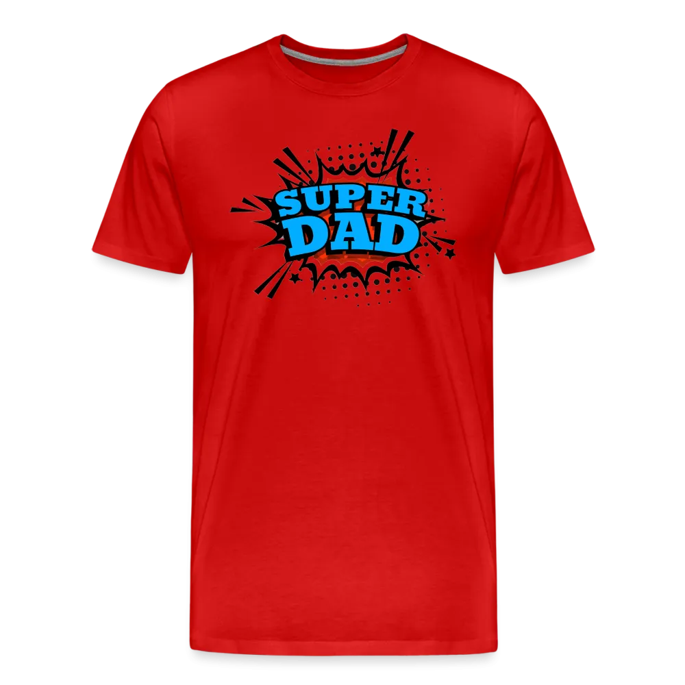 Defender of the Dad-verse: The 'Super Dad' Odyssey Tee Men's Premium T-Shirt