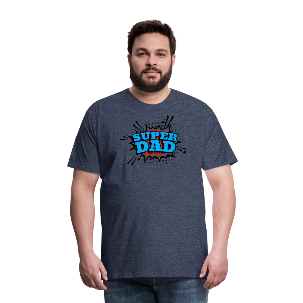 Defender of the Dad-verse: The 'Super Dad' Odyssey Tee Men's Premium T-Shirt