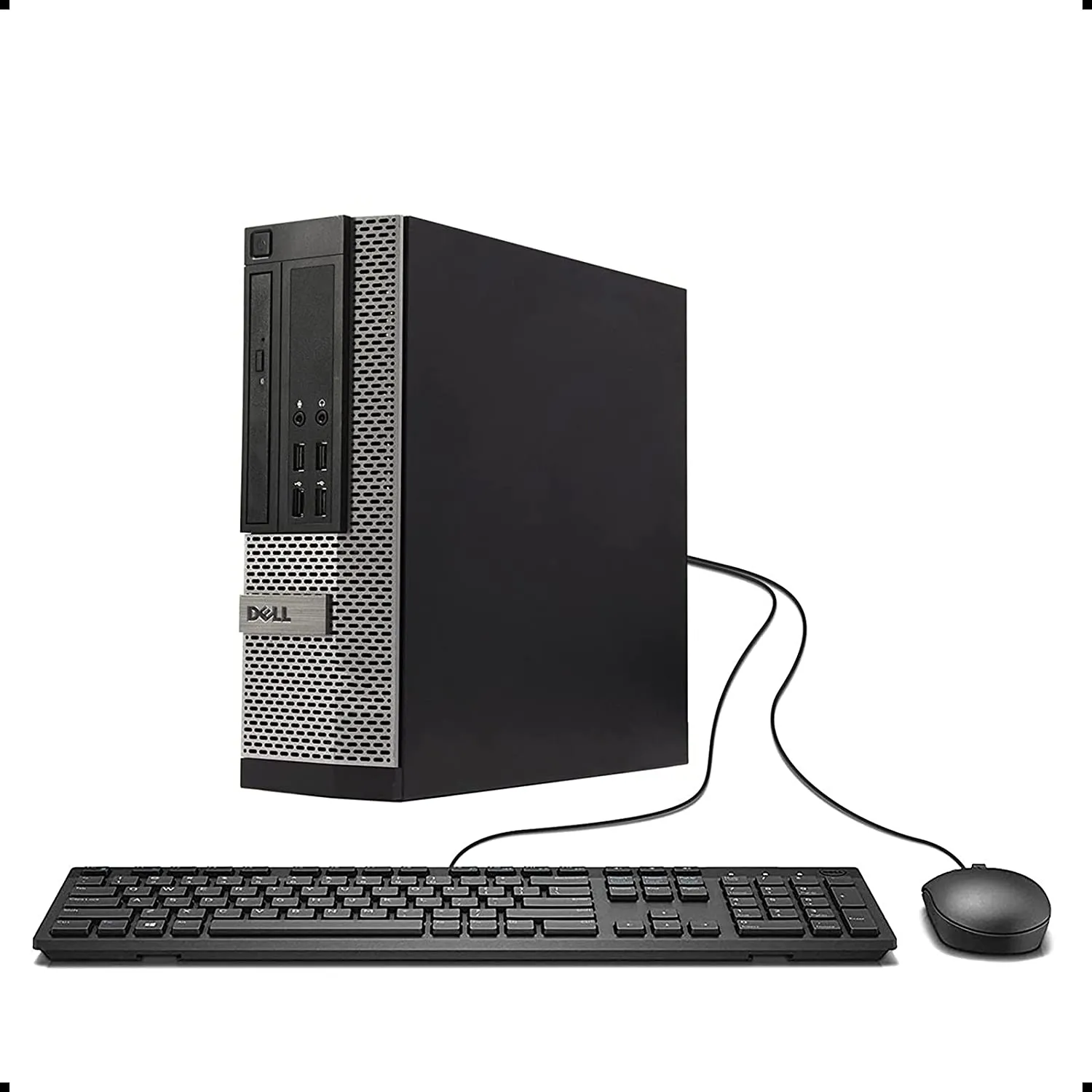 Dell Optiplex 9010 SFF Desktop 22" Dell Monitor Intel Core i5-3470 3.2GHz 8GB RAM 500GB HDD DVD Win 10 Pro, WIFI (Renewed)