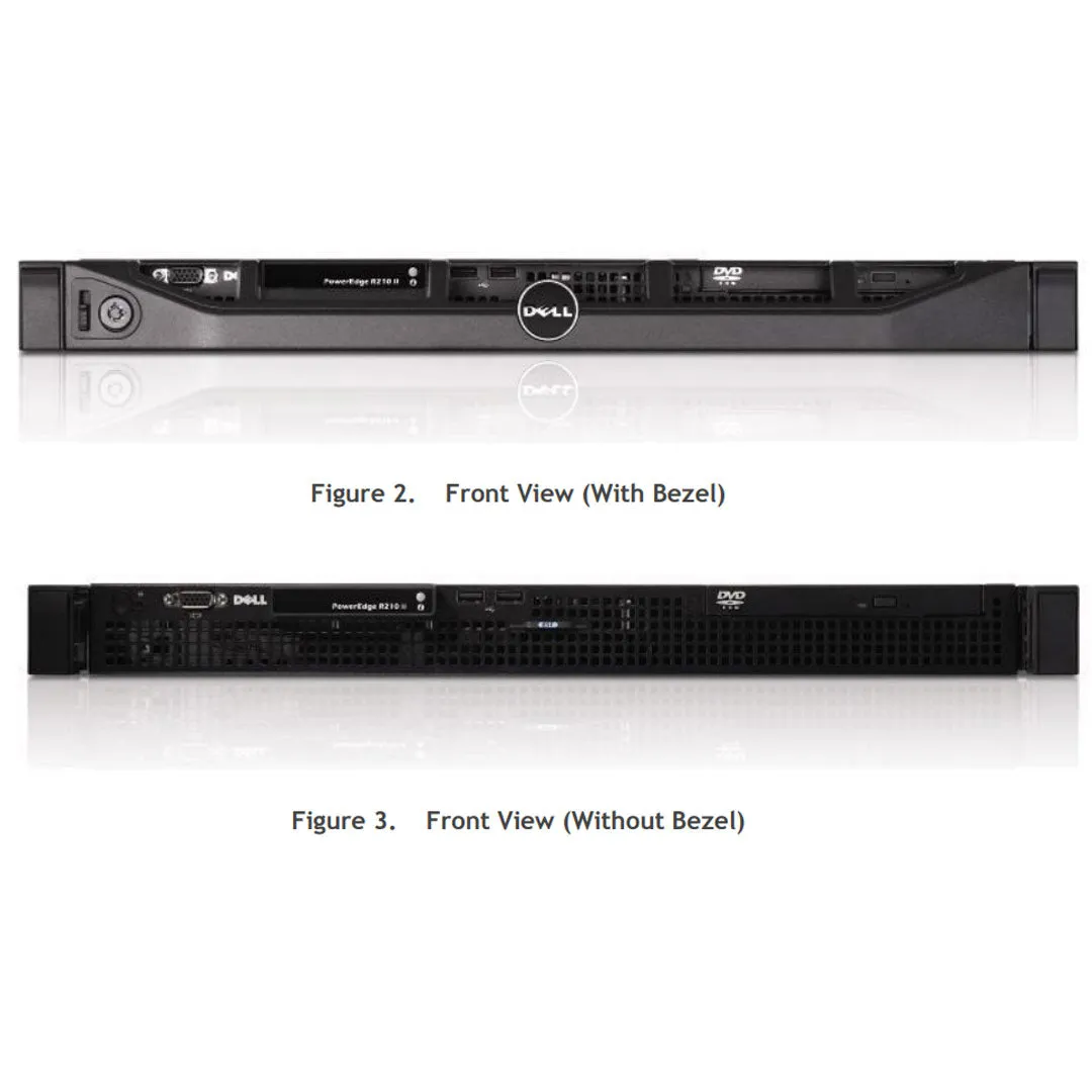 Dell PowerEdge R210II Rack Server Chassis (2x3.5")