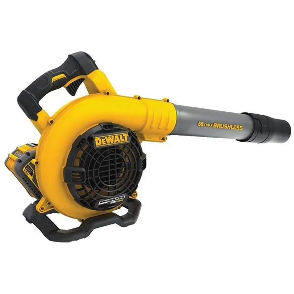 DeWALT FLEXVOLT DCBL770X1 Handheld Blower Kit, 3 Ah, 60 V Battery, Lithium-Ion Battery, 423 cfm Air, Black/Yellow