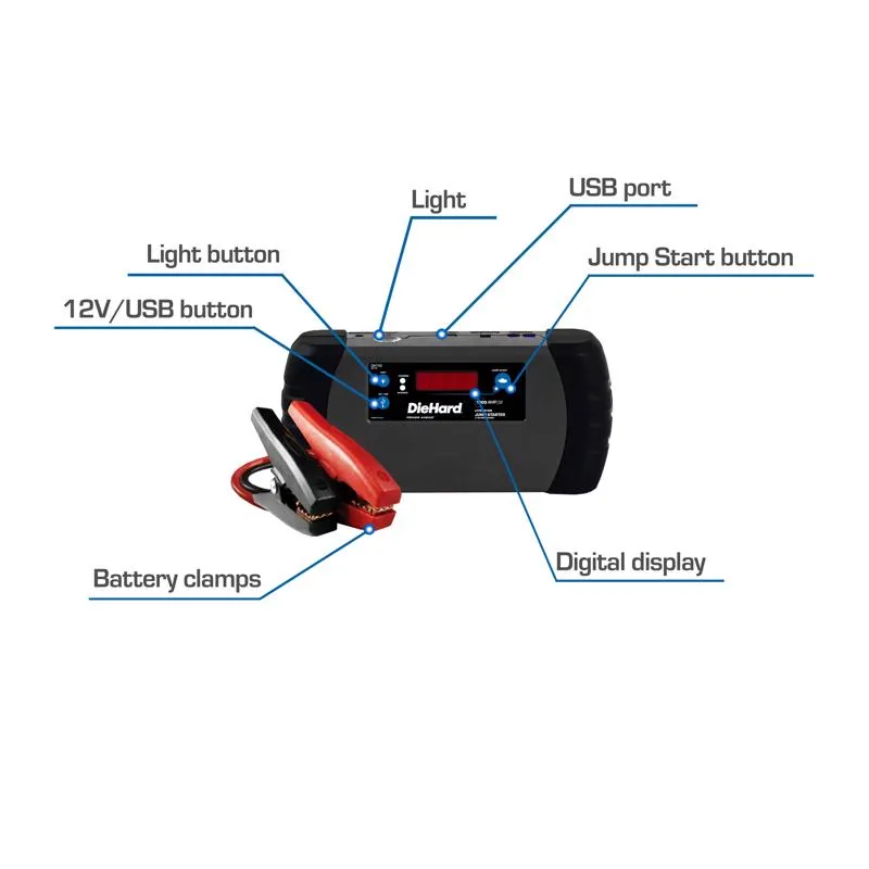 DieHard Automatic 12 V 1000 amps Battery Jump Starter