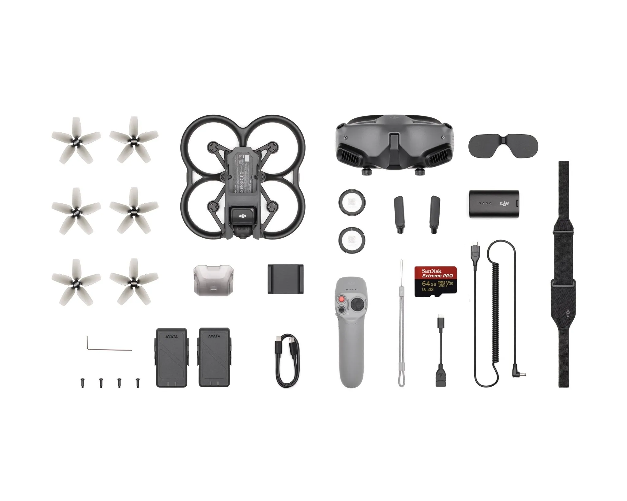 DJI Avata Pro View Essentials Bundle (RC Motion 2)