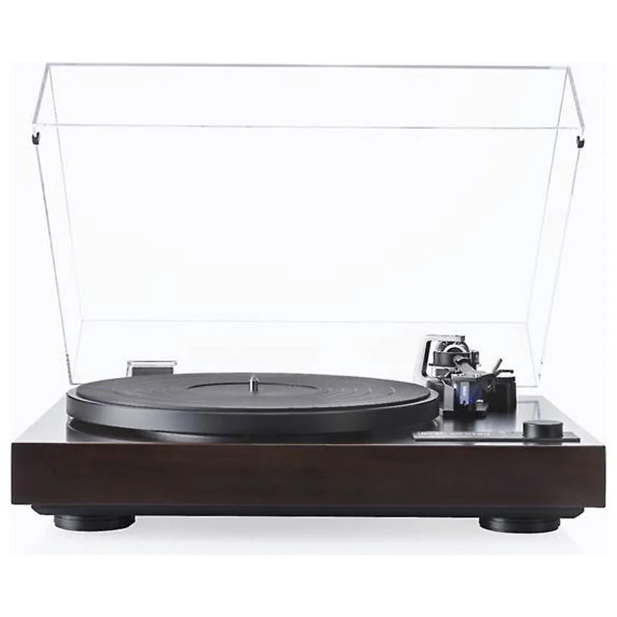 Dual OPEN BOX CS 618Q Traditional Manual Turntable with Direct Drive - Wood Veneer